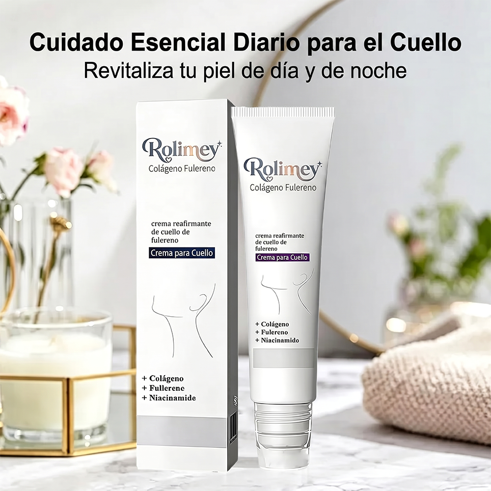 Hecho y enviado desde México 💫 Crema Rolimey® con Colágeno y Fullereno, Crema Rolimey con Péptidos de Colágeno, Nueva Crema 2026 para Reafirmar y Levantar la Piel, Antiarrugas y Reafirmante para Todo Tipo de Piel