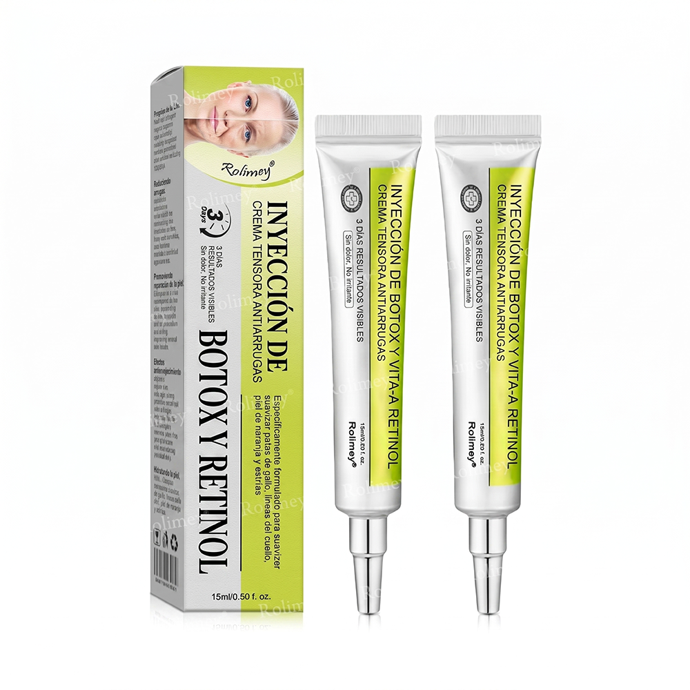 [⏰ ¡Último día! 40% de descuento] Rolimey® Botox & Vita-A Retinol Shot Crema Reafirmante y Lifting de Arrugas