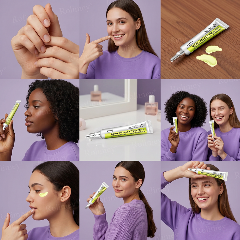 [⏰ ¡Último día! 40% de descuento] Rolimey® Botox & Vita-A Retinol Shot Crema Reafirmante y Lifting de Arrugas