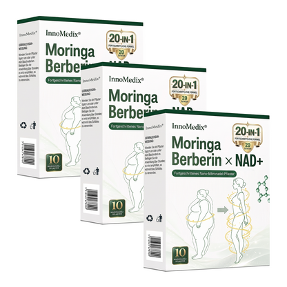 InnoMedix® Moringa Berberin x NAD+ 20-IN-1 Fortgeschrittenes Nano-Mikronadel-Pflaster (Nur einmal täglich anwenden – sichtbare Veränderungen in nur 7 Tagen.)