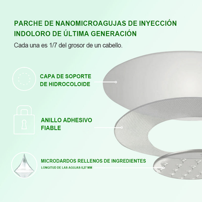 Tienda Oficial | 💚𝐻𝑒𝑎𝑙𝑟𝑖𝑧𝑒® 𝑴𝒐𝒓𝒊𝒏𝒈𝗮 · 𝐁𝐞𝐫𝐛𝐞𝐫𝐢𝐧𝐞 × 𝙉𝘼𝐃+ 𝟏2-en-1 𝗔𝗱𝘃𝗮𝗻𝗰𝗲𝗱 𝙉𝙖𝙣𝙤 𝙈𝙞𝙘𝙧𝙤𝙣𝙚𝙚𝐝𝐥𝐞 𝐏𝐚𝑡𝑐𝚑 🇲🇽 (Solo una vez al día, cambios visibles en 7 días) 👨‍⚕️ Para obesidad, piel flácida, diabetes, apnea del sueño, problemas articulares y más💝