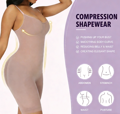 Butt Lifting Slimming Underwear for Women - Seamless Tummy Control Waist Cincher Shapewear Bodysuit