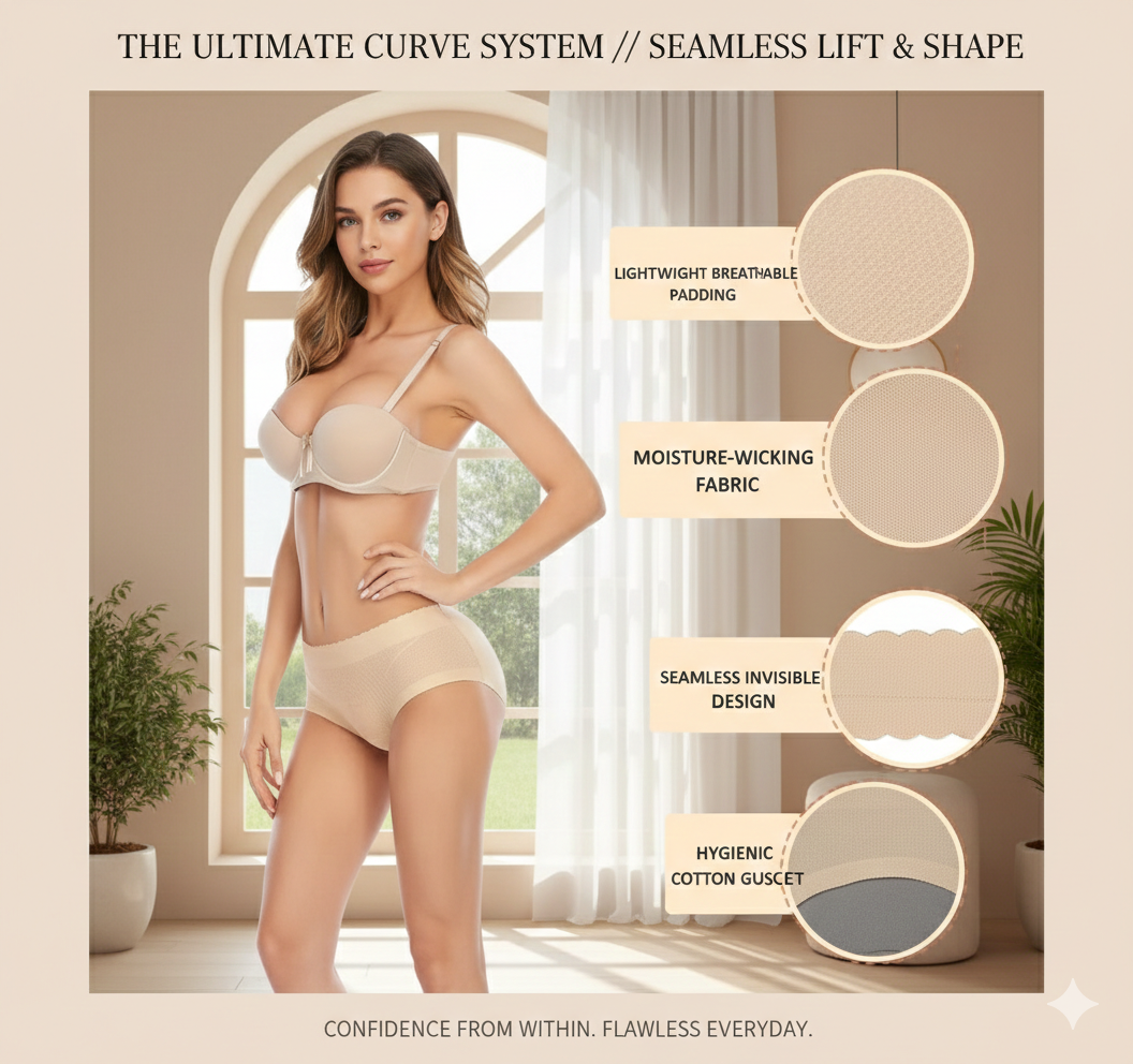 High-Waist Butt Lifter Shapewear: Tummy Control Hip Enhancer Panties - Padded Seamless Booty Boost & Fake Buttocks Push-Up Underwear for Women